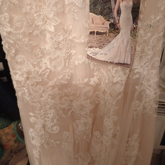 Maggie Sottero Collins wedding dress - Picture 8 of 13